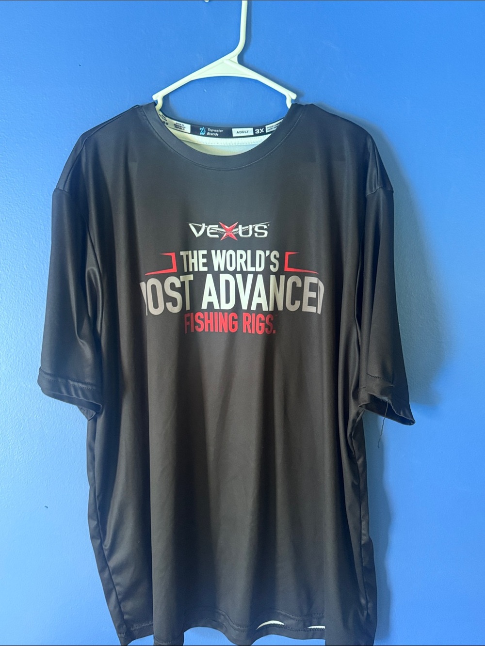 Men's Short-Sleeve Fishing Tee in Black